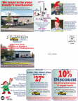 JC Motors Holiday Mailer Outside